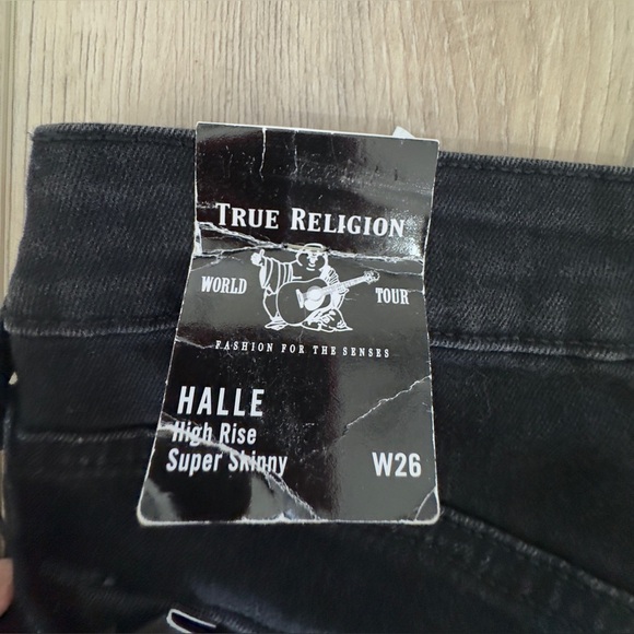 True Religion Black Skinny Jeans - Picture 7 of 16